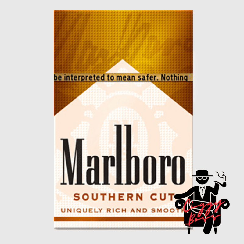 a pack of Marlboro Southern Cut cigarette with Ciggyboss.com logo at the bottom right corner.