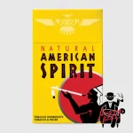 a pack of Natural American Spirit Yellow cigarette with Ciggyboss.com logo at the bottom right corner.