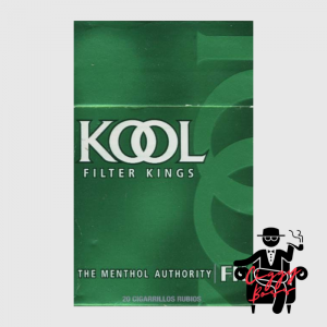 A single pack of Kool Menthol cigarettes.