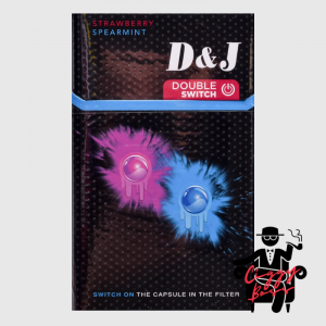 A single pack of D&J Double Switch cigarettes.