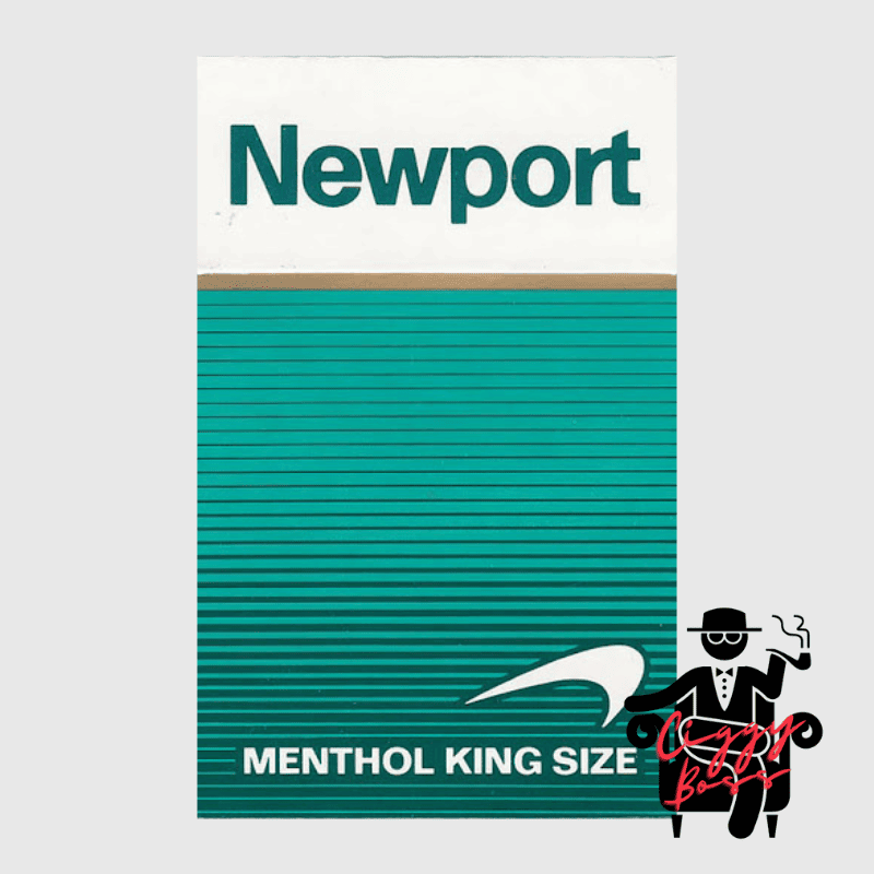 a pack of Newport Menthol cigarette with Ciggyboss.com logo at the bottom right corner.