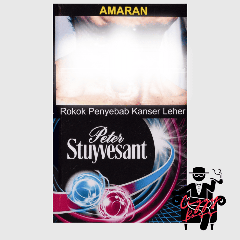 a pack of Peter Stuyvesant Duo cigarette with Ciggyboss.com logo at the bottom right corner.